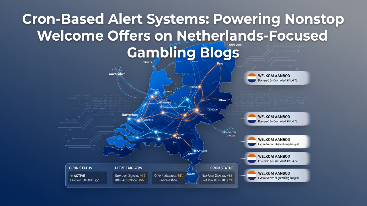Cron-gebaseerde systemen die automatische meldingen sturen voor casino bonussen op Nederlandse blogs