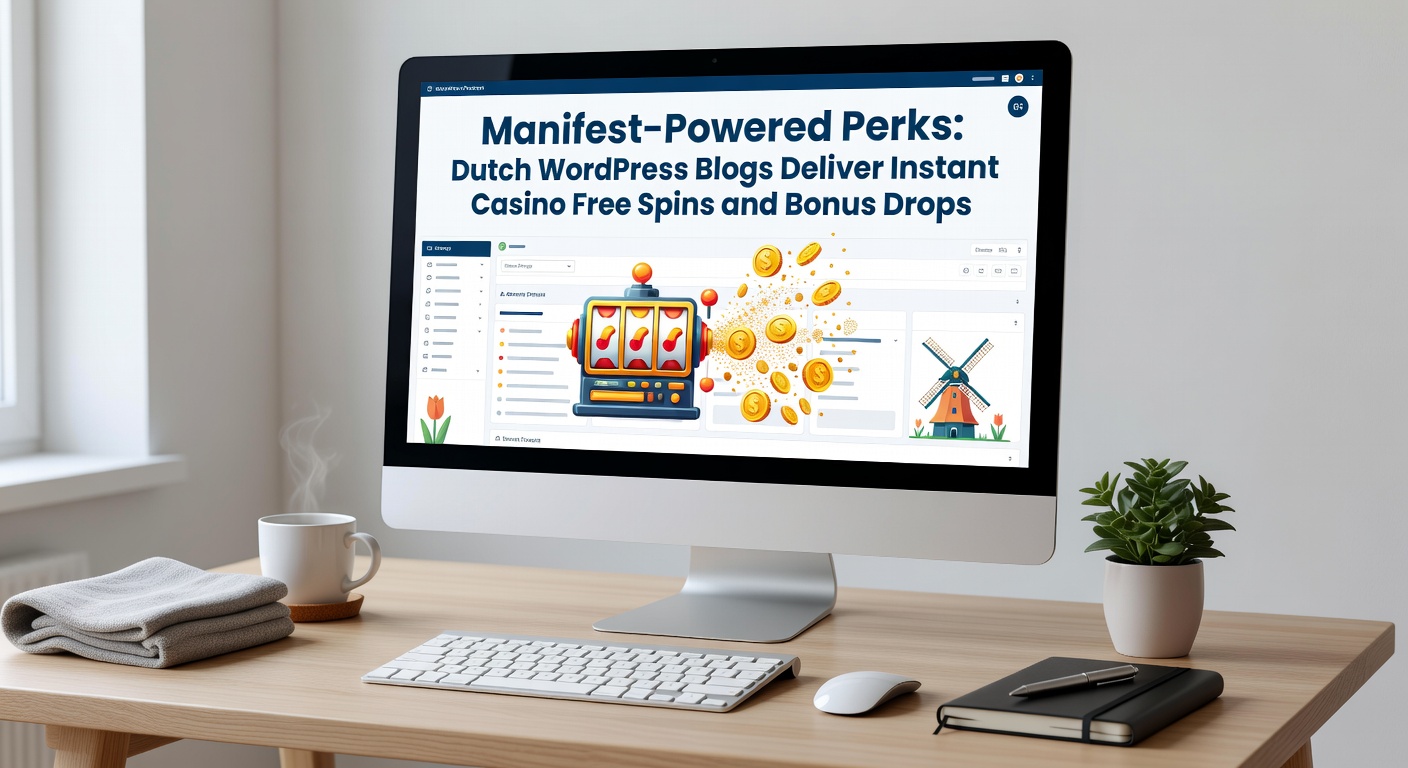 Voorbeeld van een push-notificatie op een mobiel apparaat met free spins bonus van een Nederlandse WordPress casino-blog