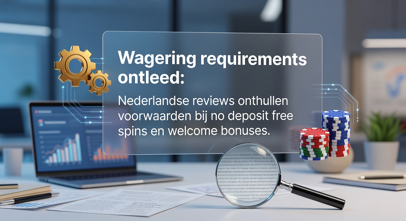 Grafiek met wagering multipliers voor no deposit free spins en welcome bonuses bij Nederlandse online casino's, gebaseerd op spelerreviews