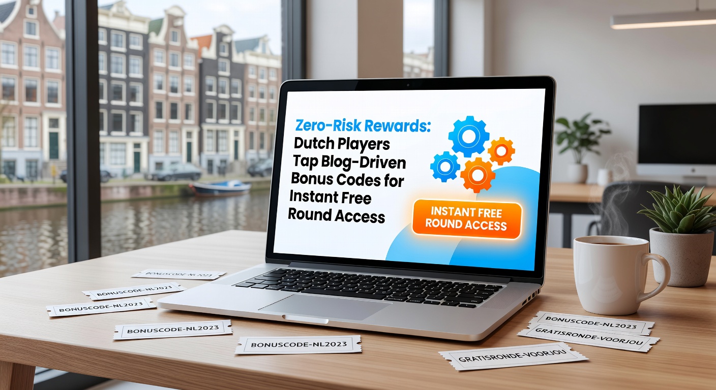 Schermafbeelding van een live blog met werkende bonuscode die leidt tot instant free spins op een Nederlands casino-platform